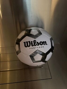 Wilson Black & White Pentagon Soccer Ball